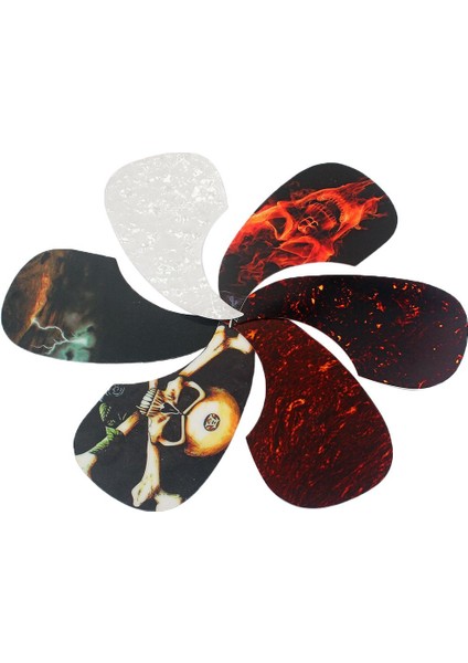 6 Adet Gitar Pickguard Akustik Gitar Aksesuar Için Serin Anti-Scratch Plaka (Yurt Dışından) fiyatları