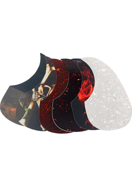 6 Adet Gitar Pickguard Akustik Gitar Aksesuar Için Serin Anti-Scratch Plaka (Yurt Dışından) indirimleri