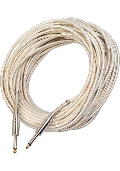 Altın 1/4 '' 6.35MM Mono Erkek Için Erkek Ses Kablosu Elektro Gitar 20 M (Yurt Dışından) indirimleri