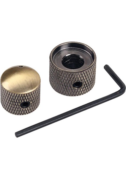 Çift Katmanlı Elektro Gitar Kontrol Topuzu Gitar Protezi Için Dome Düğmesi (Yurt Dışından) fırsatları