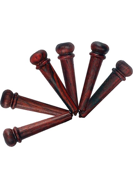 Vintage Gülağacı Gitar Köprü Pimleri / Kazık 6 Akustik Gitar Sonu Pimleri Set (Yurt Dışından)