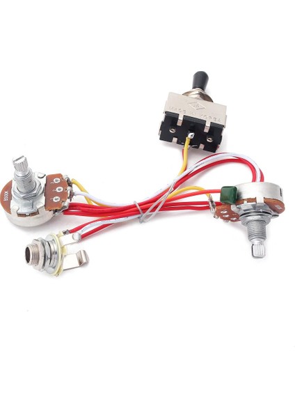 Gitar Kablo Demeti Takımı W / Elektrikli / Puro Kutusu Gitar Için Geçiş Anahtarı (Yurt Dışından) indirimleri