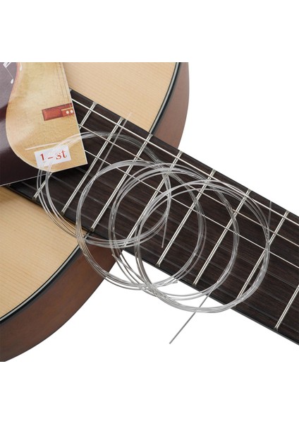 100 Klasik Gitar Kümesi Nikel Bakır Yara Naylon Dizeleri E-1 Dıy Parçaları (Yurt Dışından) fiyatları