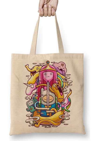 Adventure Time Marceline Jack Finn Cartoon Network Buz Bez Çanta Uzun Saplı