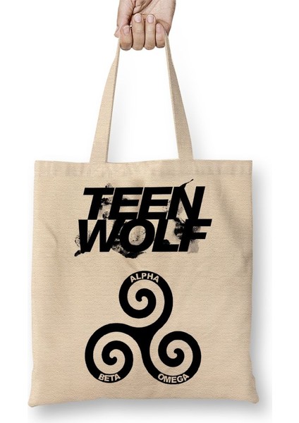 Teen Wolf Alpha Beta Omega Bez Çanta Uzun Saplı