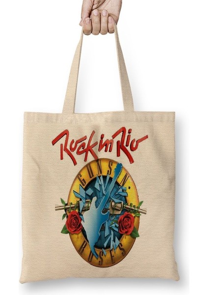Rock In Rio 2017 Guns N' Roses Bez Çanta Uzun Saplı
