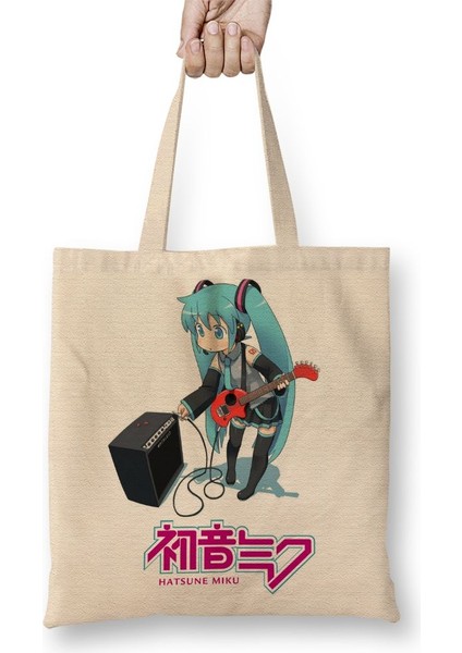 Hatsune Miku One Piece Anime Naruto Death Note Hellsing Bez Çanta Uzun Saplı