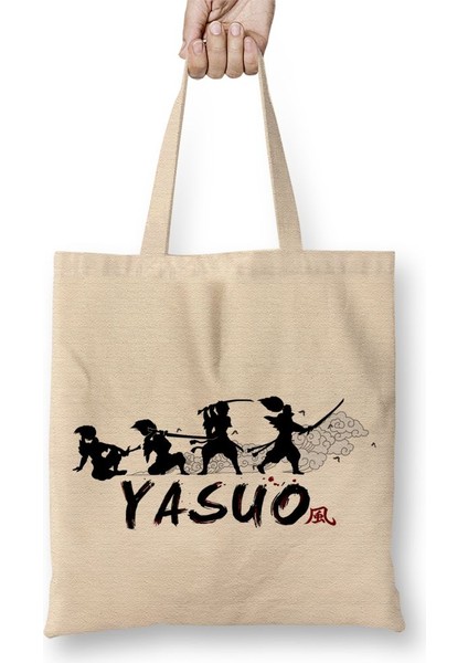 Yasuo League Of Legends Bez Çanta Uzun Saplı