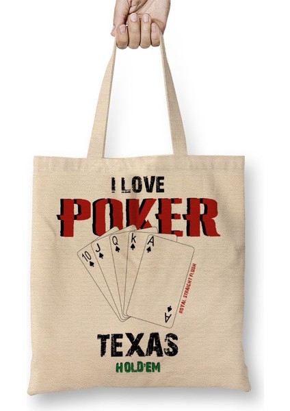 I' Am Batpool Bez Çanta Uzun Saplı