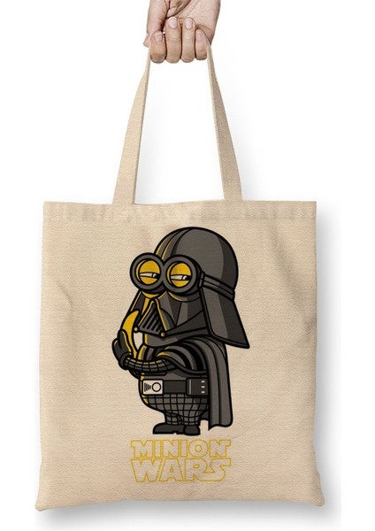 Minion Minions Bananas Bez Çanta Uzun Saplı