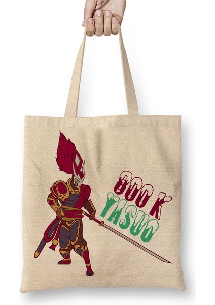 Yasuo League Of Legends 800K Oyun Darius Ahri Jinx Morgana Katarina Ezreal Bez Çanta Uzun Saplı