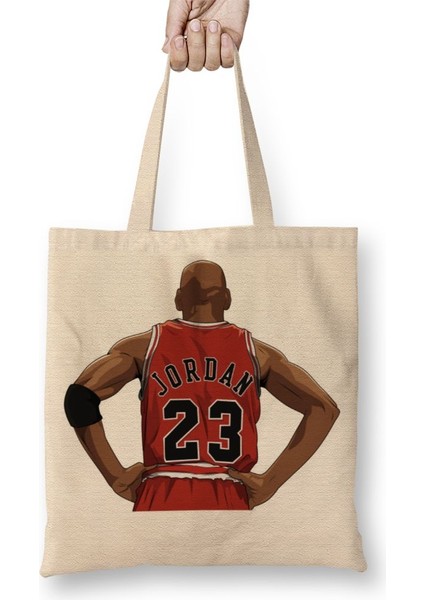 Mınecraft Block Bez Çanta Uzun Saplı