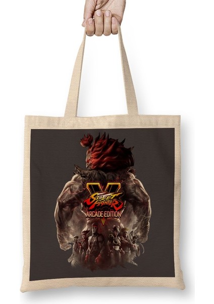 Street Fighter V Arcade Edition 3 Bez Çanta Uzun Saplı