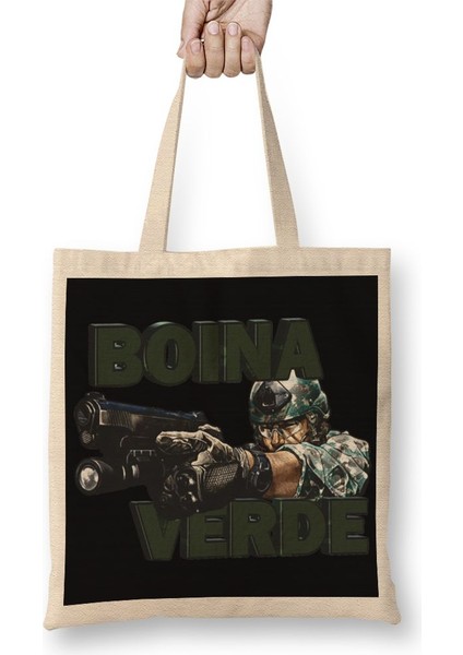Boina Verde Bez Çanta Uzun Saplı