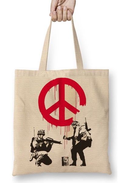 Peace Soldiers Bez Çanta Uzun Saplı