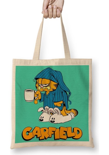 Garfield 02 Bez Çanta Uzun Saplı