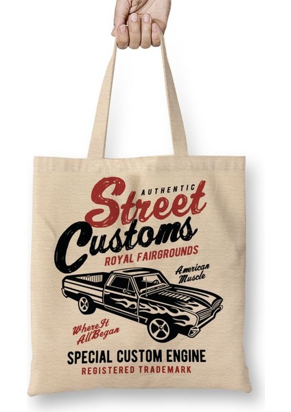 Street Custom Bez Çanta Uzun Saplı