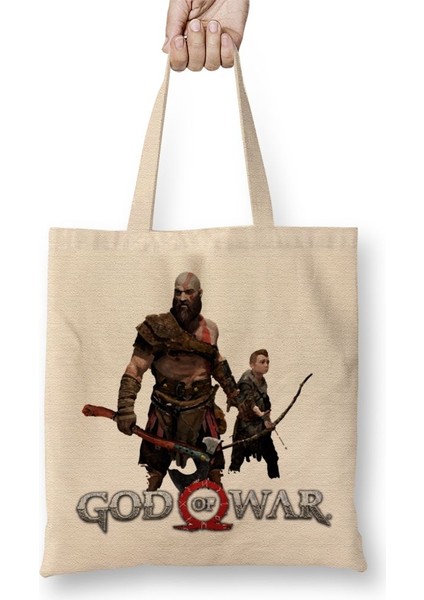 Kratos E Atreus God Of War Bez Çanta Uzun Saplı