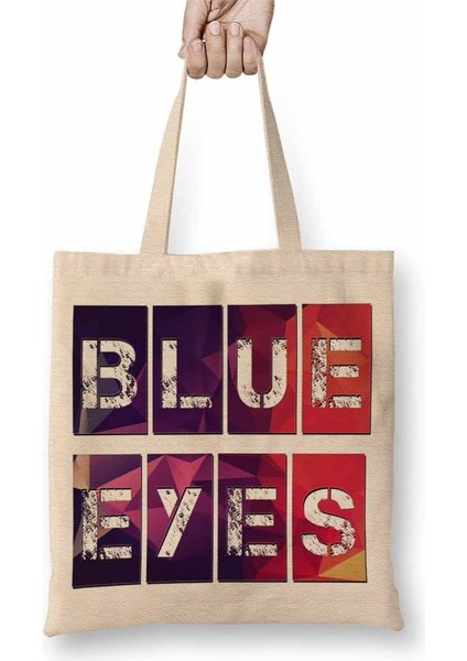 Blue Eyes Bez Çanta Uzun Saplı