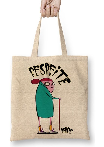 Bekos Arte Urbana Respeite Bez Çanta Uzun Saplı