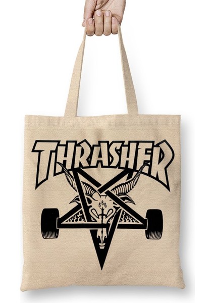 Thrasher Skate Skateboard Bez Çanta Uzun Saplı
