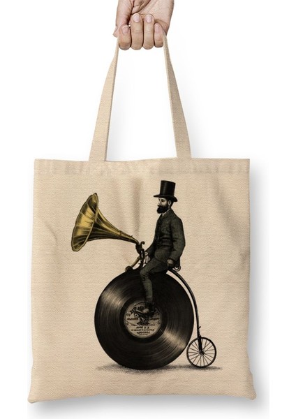 The Music Man Müzik Bez Çanta Uzun Saplı