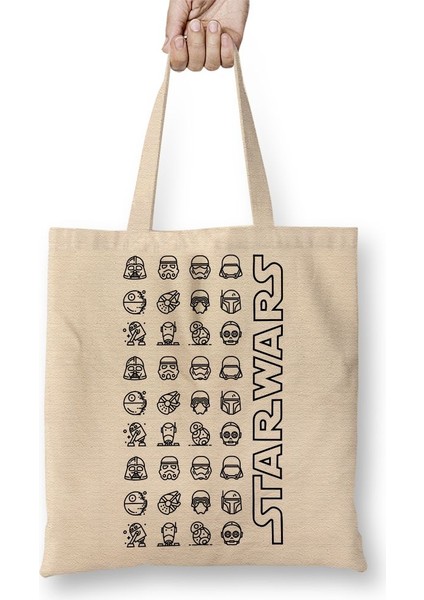 Star Wars 11 Bez Çanta Uzun Saplı