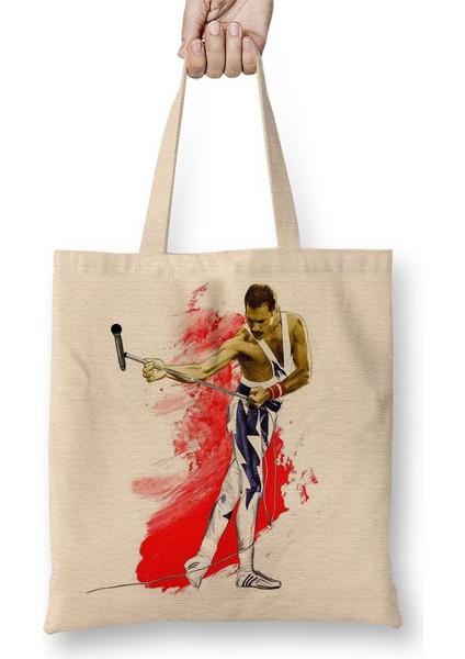 Freddie Mercury 06 Bez Çanta Uzun Saplı