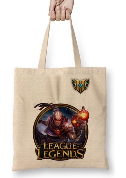 Lucian Lol League Of Legends Bez Çanta Uzun Saplı
