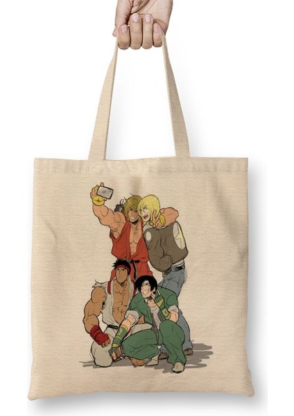 Selfie Dos Campeoes Bez Çanta Uzun Saplı