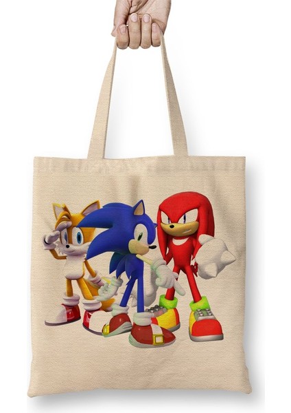 Knuckles Sonic Chaos Bez Çanta Uzun Saplı