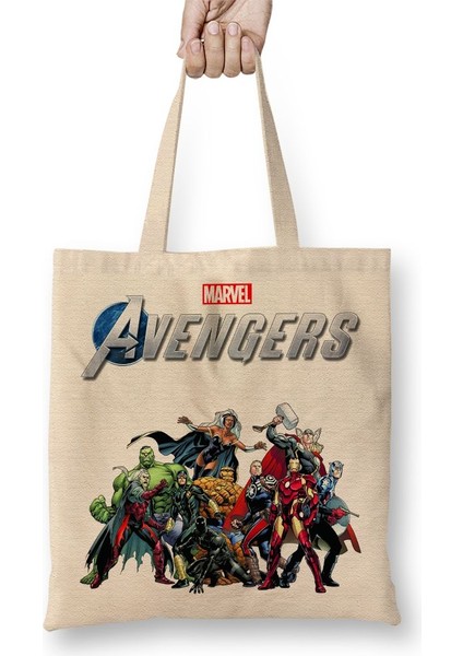 Marvel Avengers 05 Bez Çanta Uzun Saplı