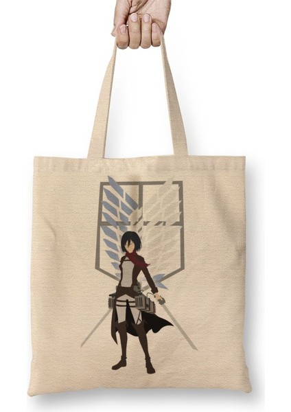 Attack On Titan Mikasa Bez Çanta Uzun Saplı