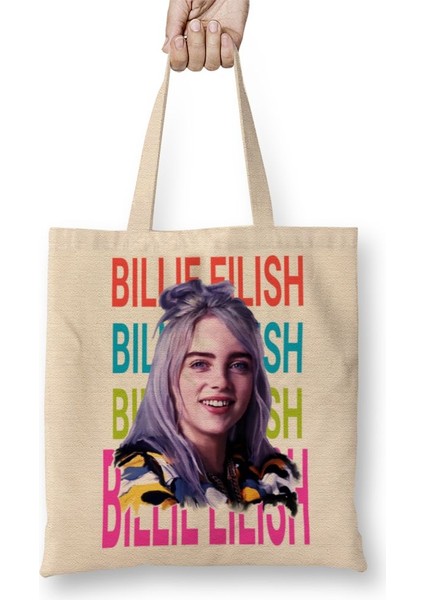 Billie Eilish 013 Bez Çanta Uzun Saplı