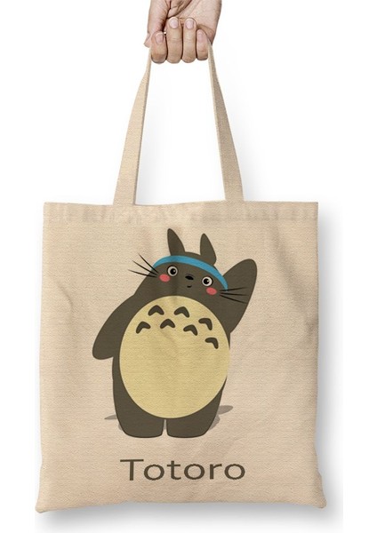 Totoro 04 Bez Çanta Uzun Saplı