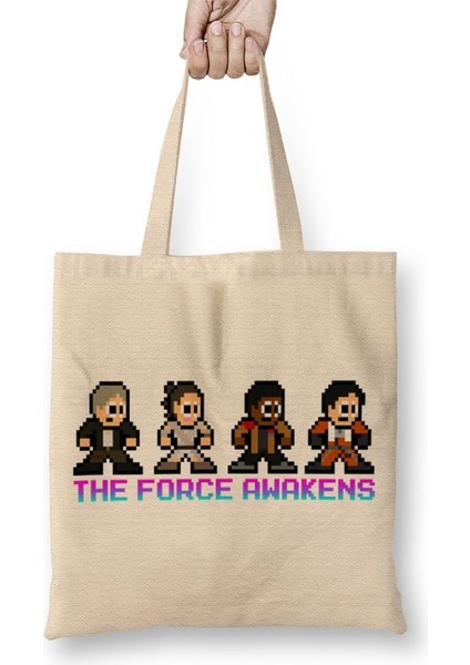 The Force Awakens 8 Bits Bez Çanta Uzun Saplı