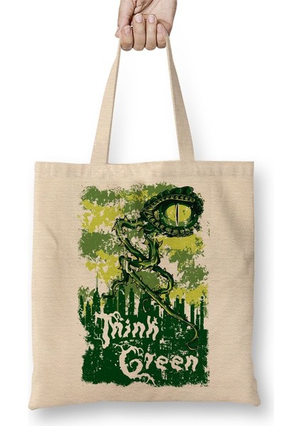 Think Green Pense Verde Bez Çanta Uzun Saplı