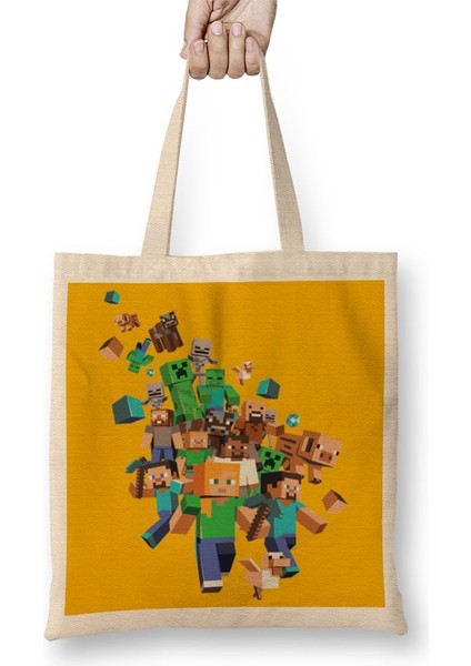 Minecraft 01 Bez Çanta Uzun Saplı