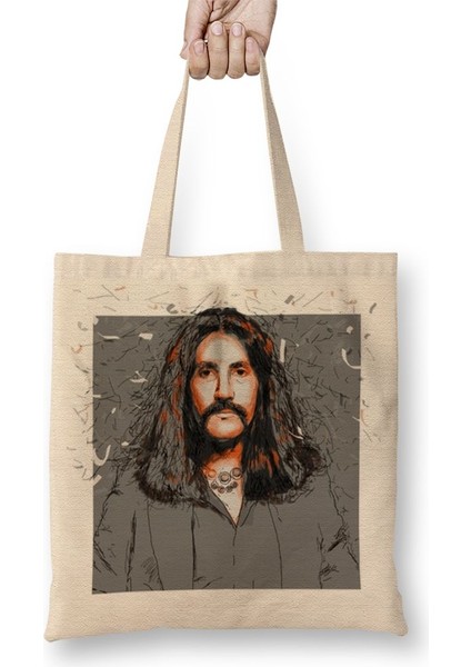 Barış Manço 01 Bez Çanta Uzun Saplı