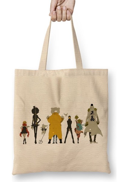 Piratas - One Piece 03 Bez Çanta Uzun Saplı