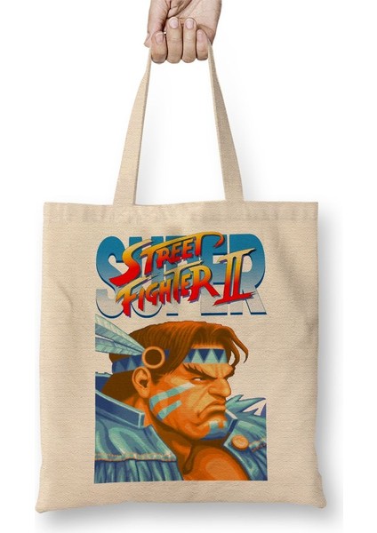 Street Fighter 2 Thunder Hawk 01 Bez Çanta Uzun Saplı