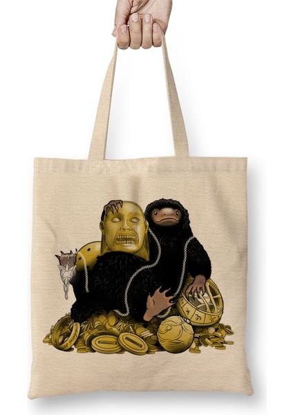 Fantastic Beasts Little Beast Bez Çanta Uzun Saplı