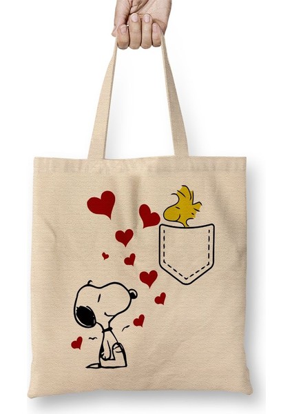 Love Snoopy Bez Çanta Uzun Saplı