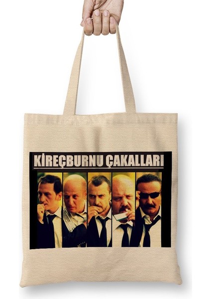 Leyla Ile Mecnun Kireçburnu Çakalları Bez Çanta Uzun Saplı
