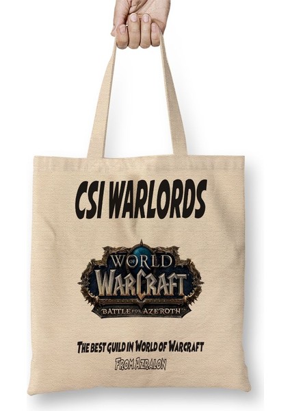 World Of Warcraft Csi Warlords Bez Çanta Uzun Saplı