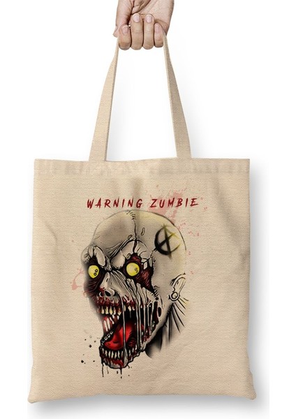 Warning Zumbie Bez Çanta Uzun Saplı