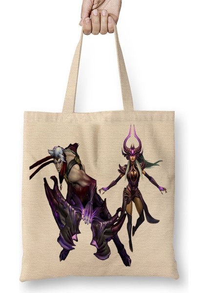 Syndra E Varus League Of Legends Lol Bez Çanta Uzun Saplı
