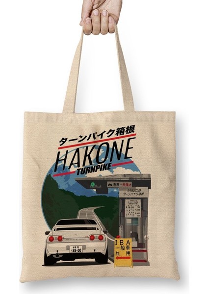 Hakone Nıssan Skyline R32 Bez Çanta Uzun Saplı