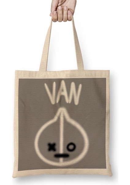 BT21 Glowing Glow'n Van Bts Bez Çanta Uzun Saplı