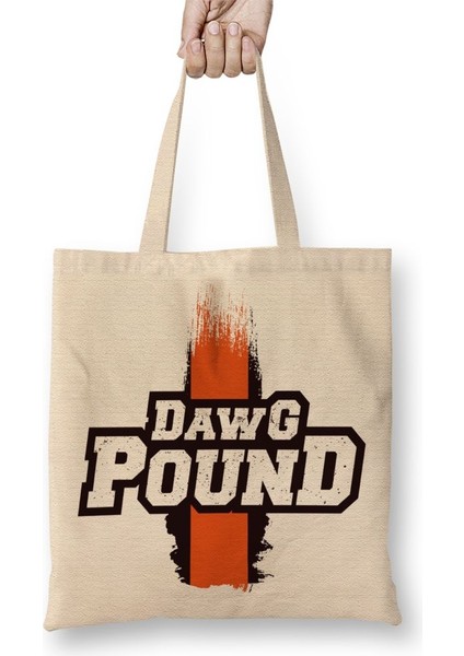 Nfl Cleveland Browns Dawg Pound Bez Çanta Uzun Saplı
